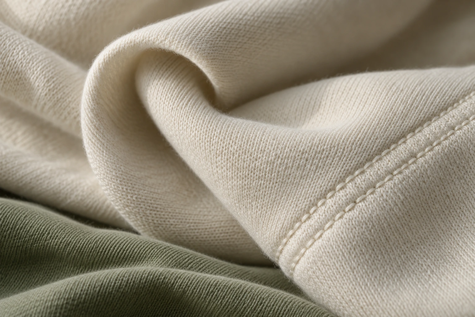 Close detail of cotton textile
