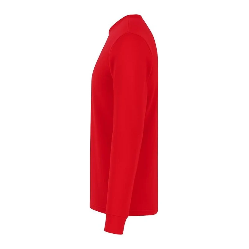 Long-Sleeve Blank T-Shirt — Red