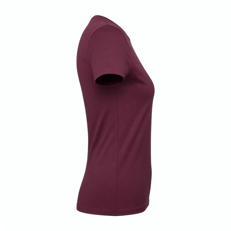 Women’s Fitted T-Shirt — Burgundy