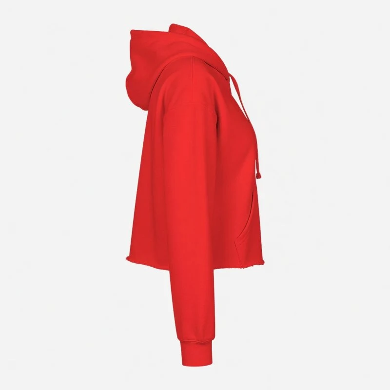 Cropped Hoodie — Red