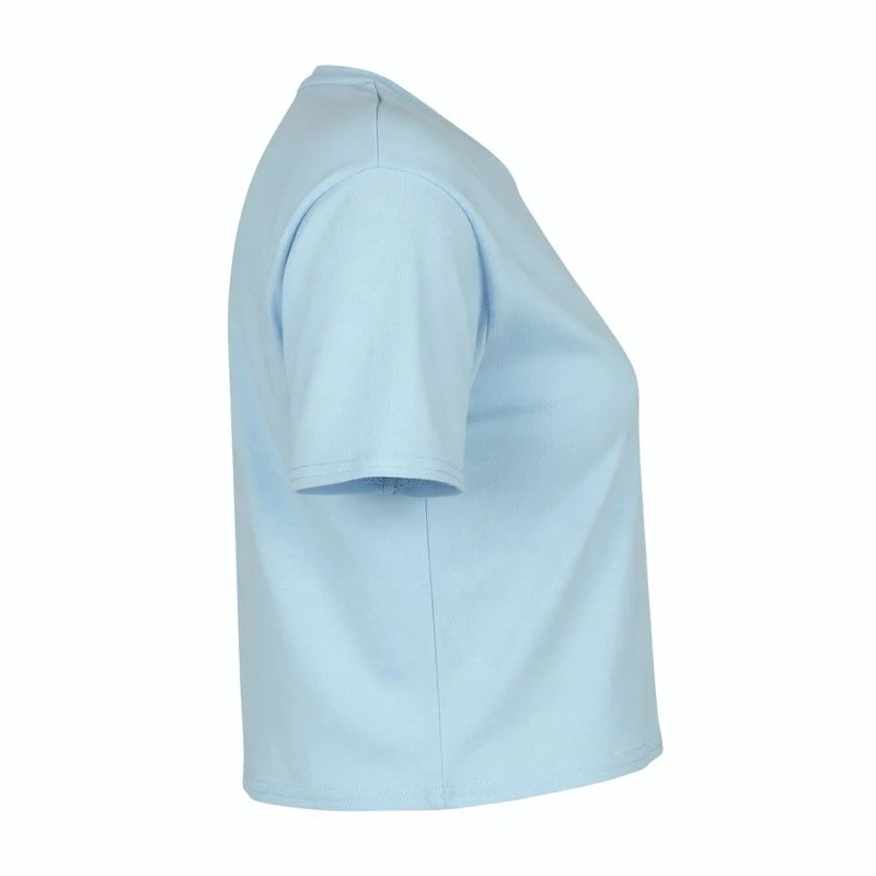 Women’s Cropped T-Shirt — Powder Blue