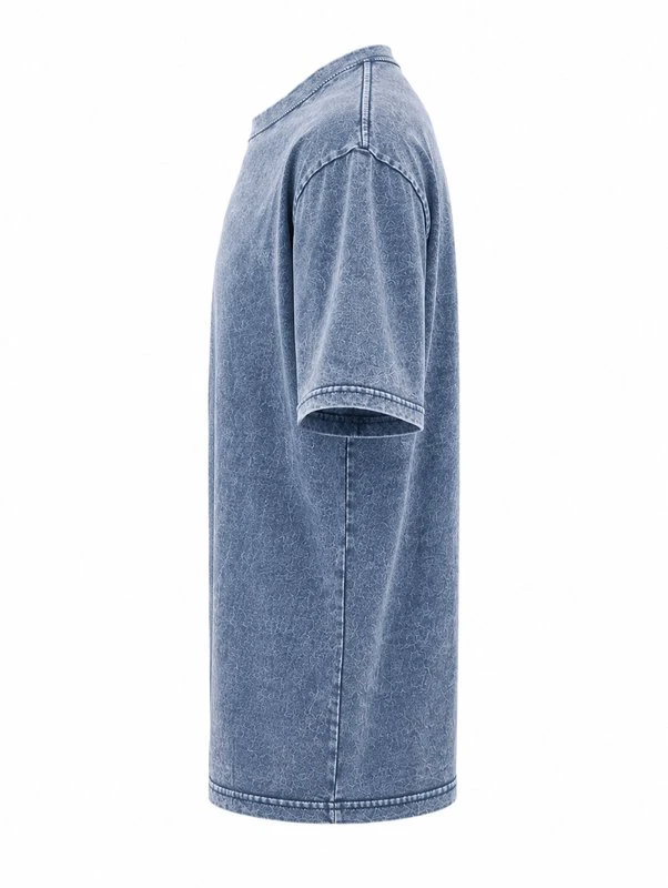 Mineral-Wash T-Shirt — Denim