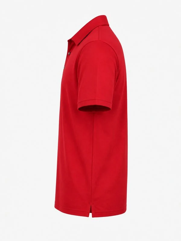Polyester Polo Shirt — Red